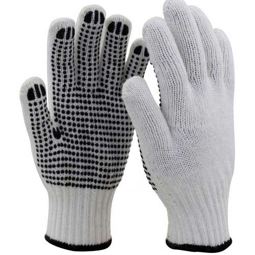 Guante de Algodón con Puntos de PVC